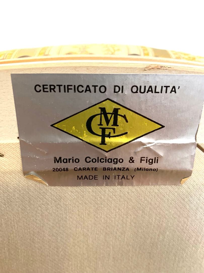 超美品　最高峰ブランド　マリオ・コルチャゴ　チェア1脚① イタリア