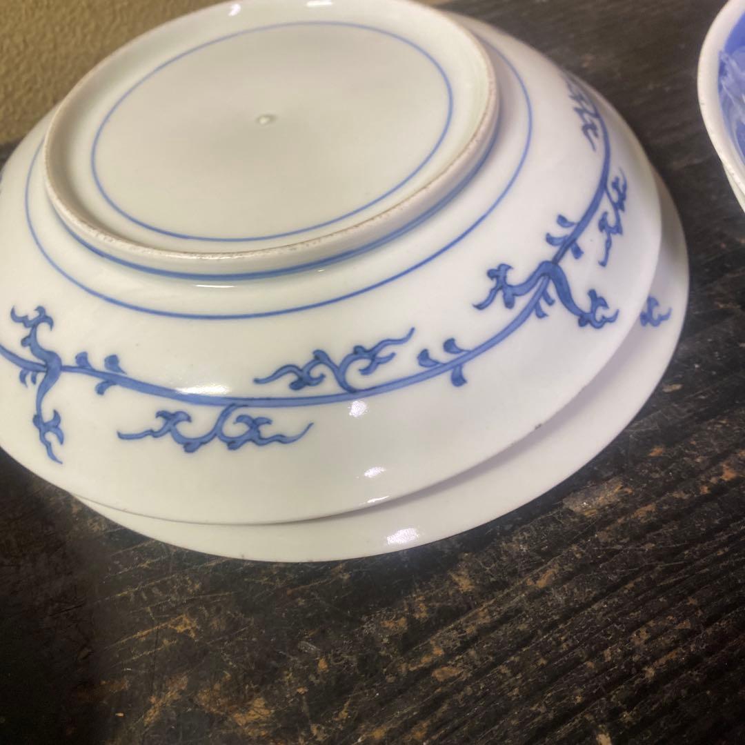 色絵松竹梅6寸皿5枚セット