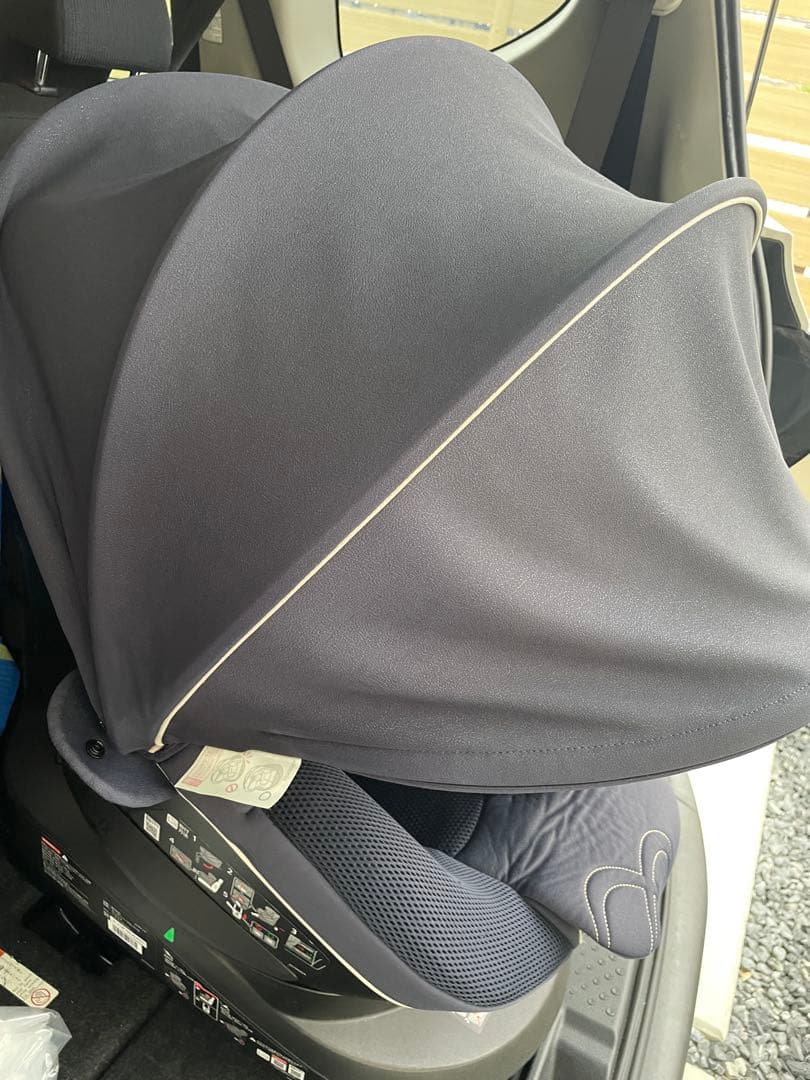 AILEBEBE ベビーシート ネイビー　エールベベ クルット5iグランス