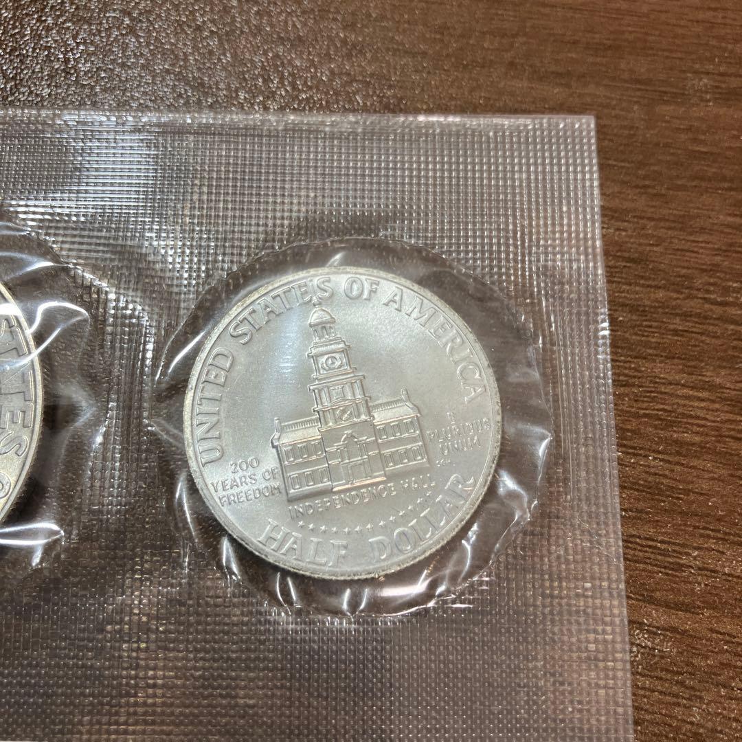 アメリカ　200周年　記念硬貨　銀貨　slv400 貨幣セット　アメリカドル