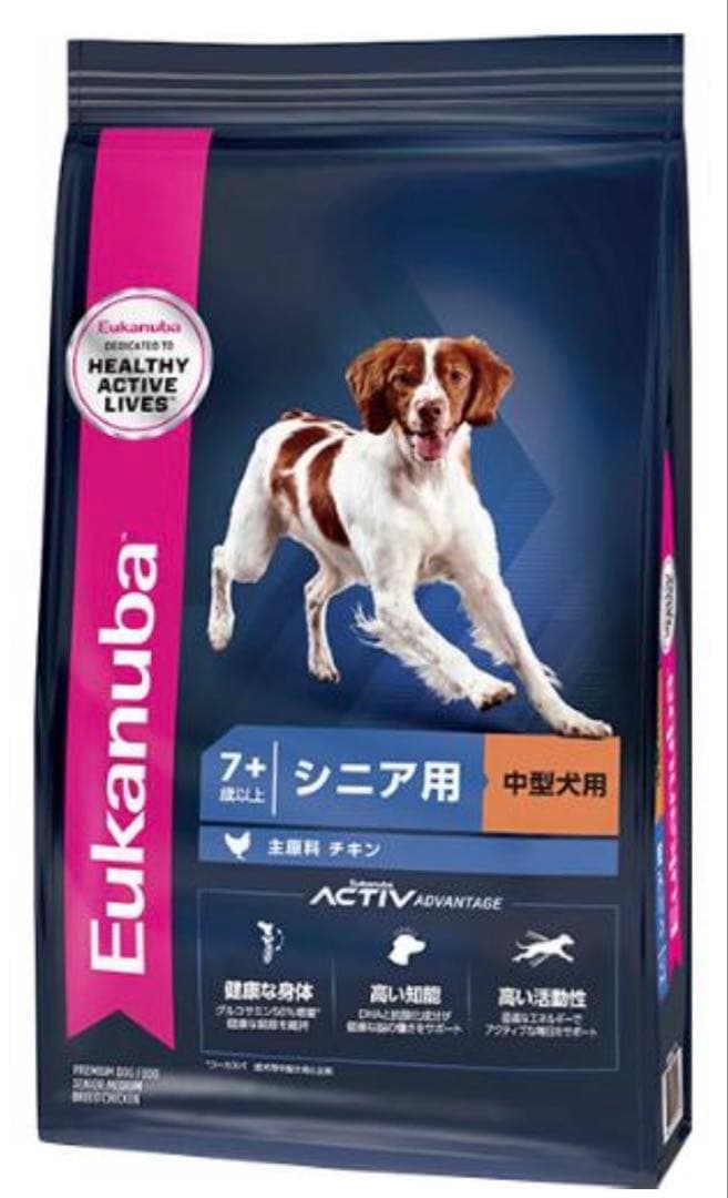 ユーカヌバ　シニア　7歳以上　チキン（七面鳥）15kg