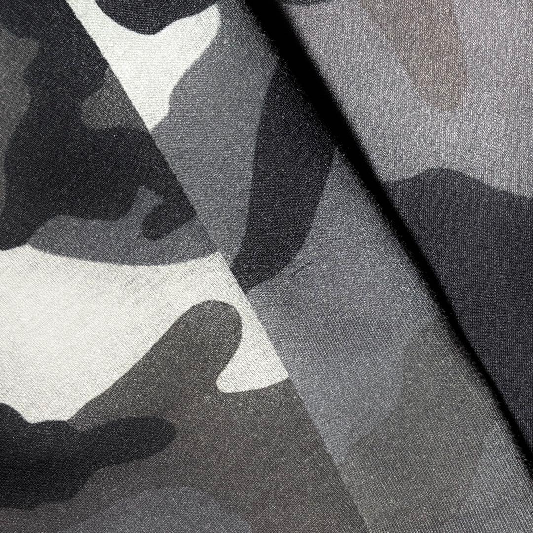 エフシーリアルブリストル SOPH ジップアップパーカー カモフラブラック　S