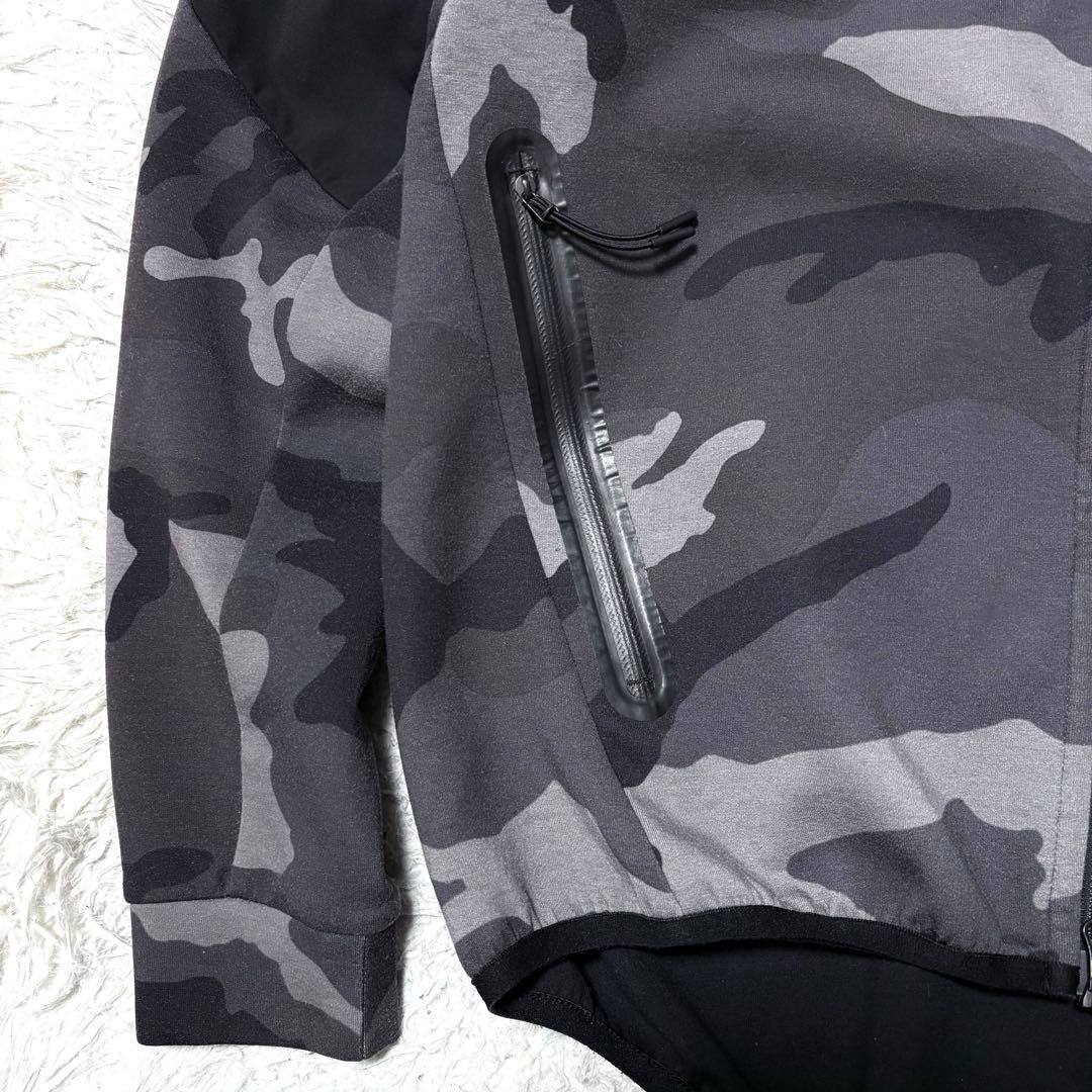 エフシーリアルブリストル SOPH ジップアップパーカー カモフラブラック　S