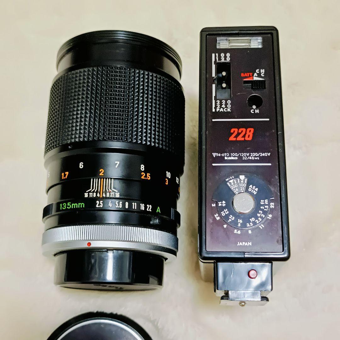 ⚠️ジャンク⚠️キャノン 35mmフォーカルプレーンシャッター式一眼レフカメラ