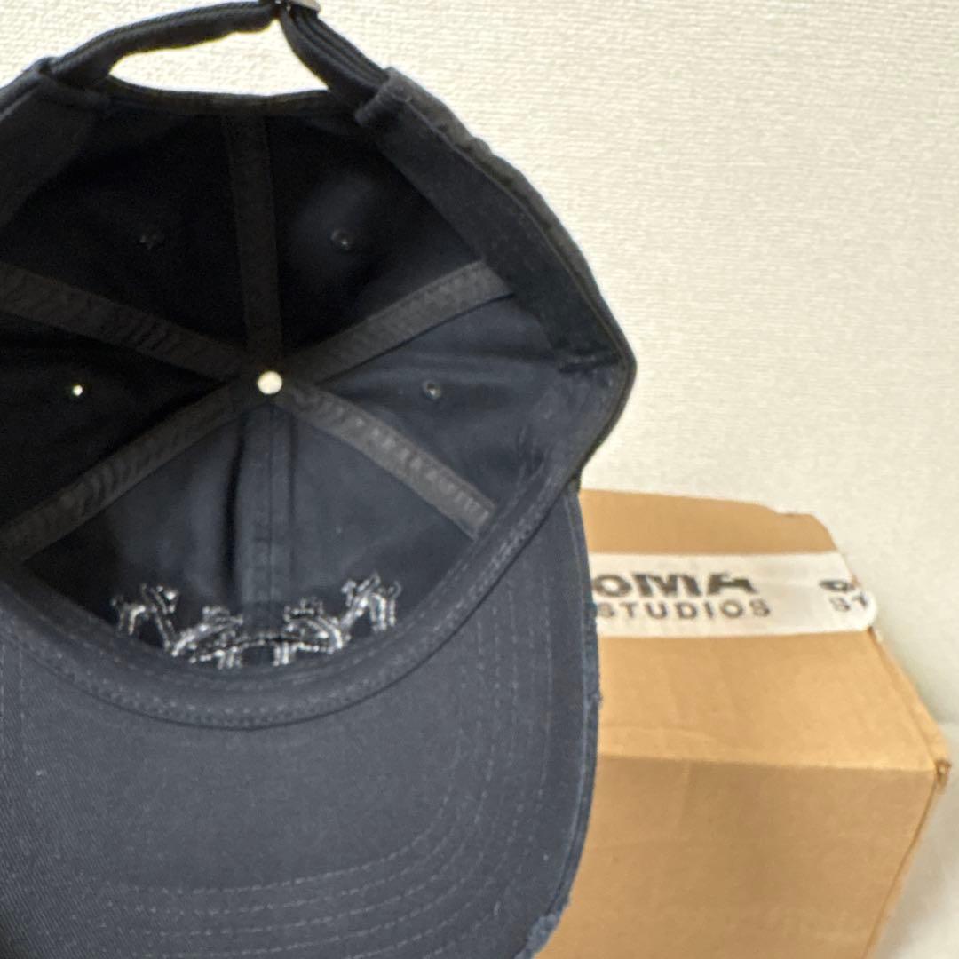 日本未発売 oMA NY NY BONES DISTRESSED CAP