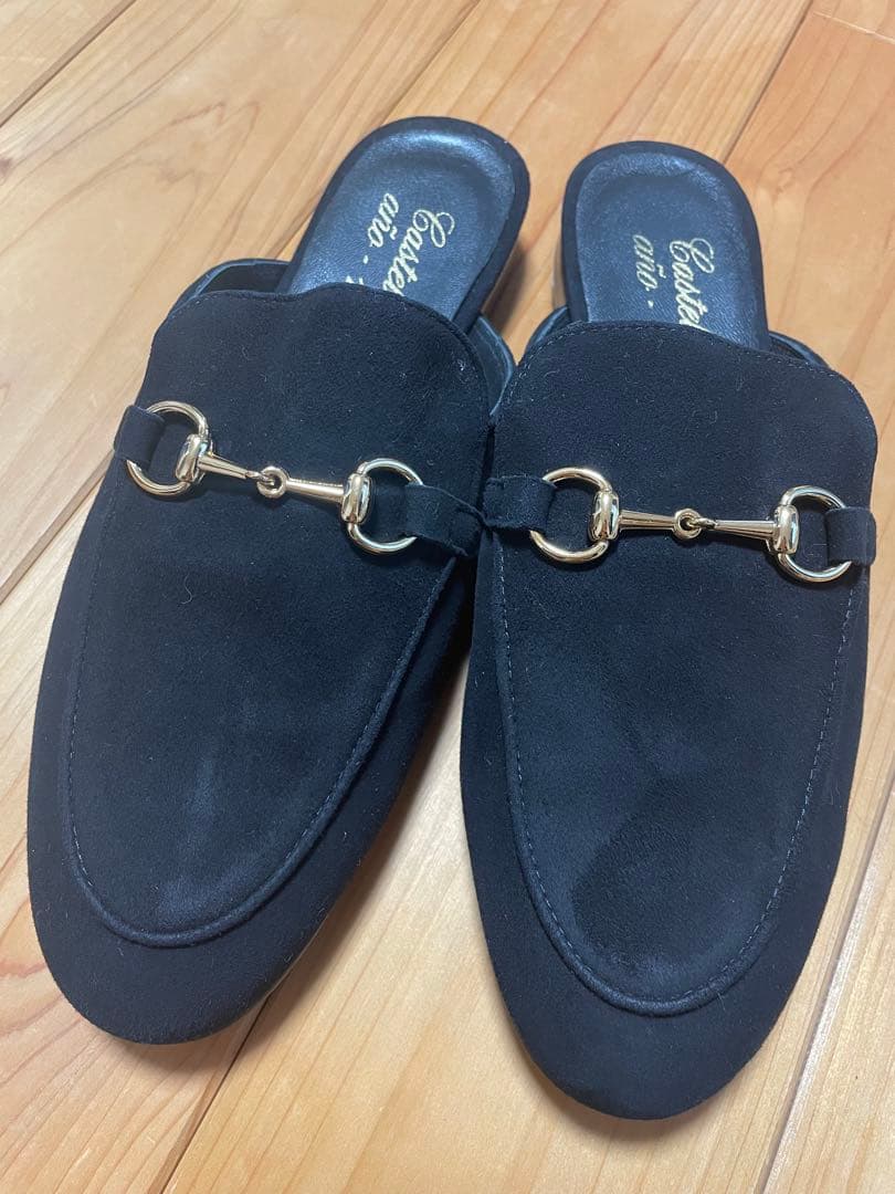 値下げしました‼︎‼︎Castellano ブラック スエード スリッポン