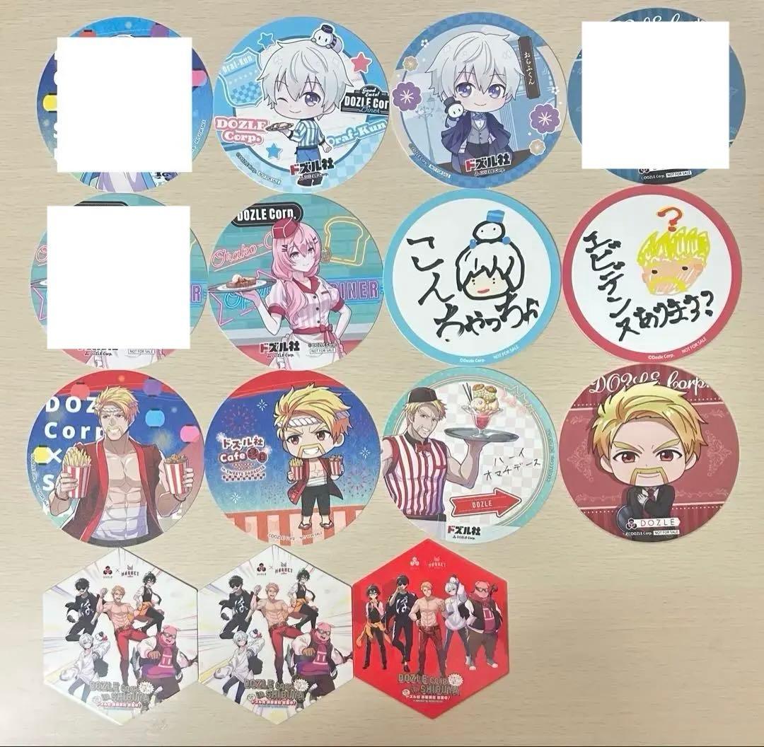 ドズル社 コースター ドズル ぼんじゅうる おらふくん おおはらMEN