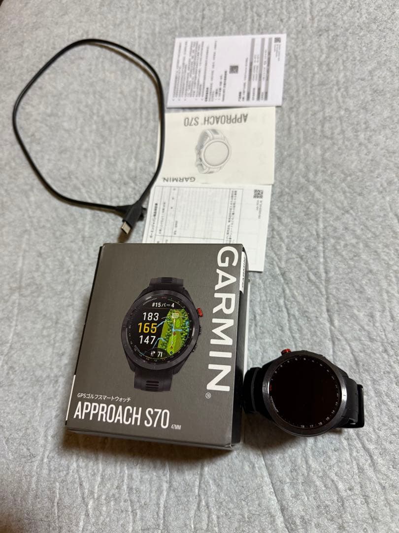GARMIN APPROACH S70 47mm GPSゴルフウォッチ