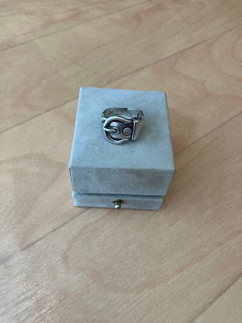 エルメス HERMES ブックルセリエ シルバーリング 指輪 11号