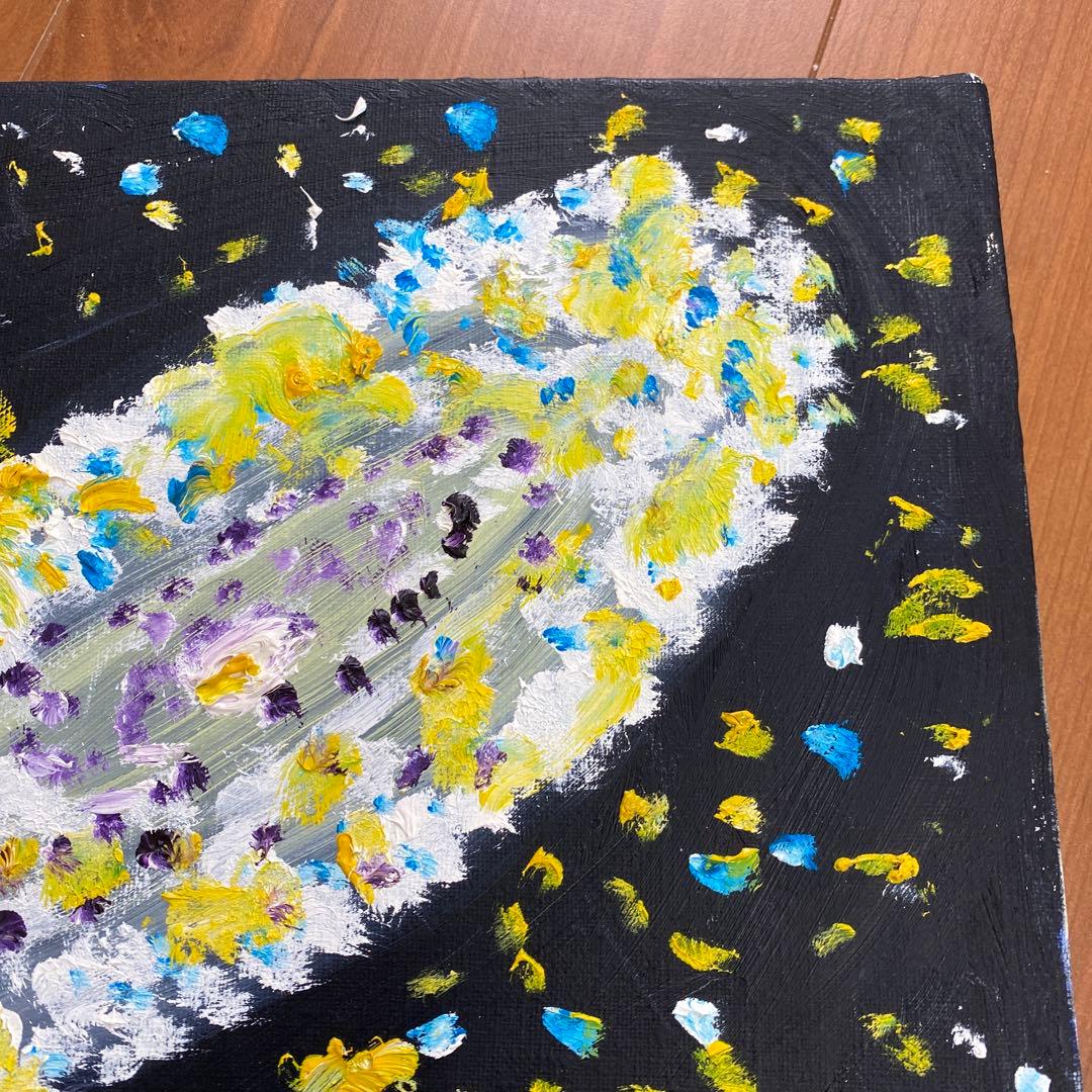 油絵　4歳　子供