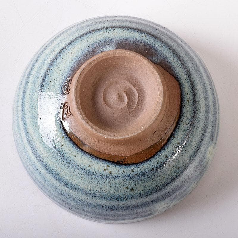 茶道具　小代焼　ふもと窯　井上泰秋作　茶碗　共箱　V　8242