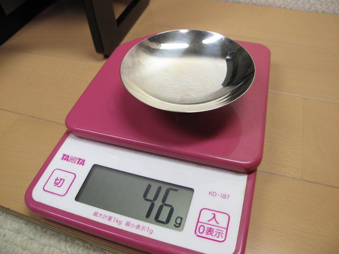 ナビがなかったら　泣くさま専用　純銀　三重盃　共箱　尚美堂