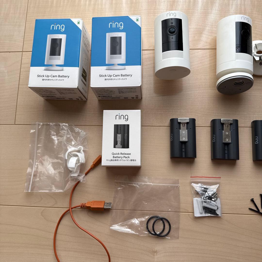 ring☆Spotlight Cam ☆Stick Up Camセット