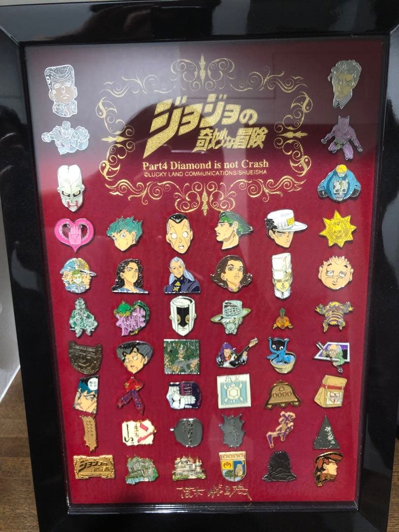 2012 ジョジョ展 ピンズセット 4部 ピンバッジ