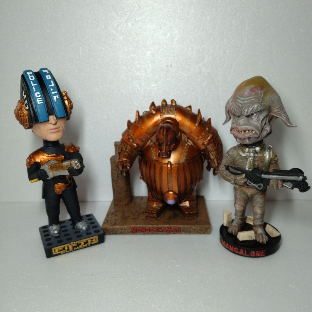 映画フィフス・エレメント　ボブルヘッド　3体