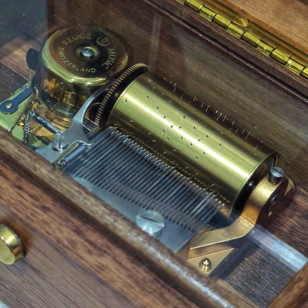 〈美品〉REUGE MUSIC リュージュ オルゴール カノン 一曲再生可能