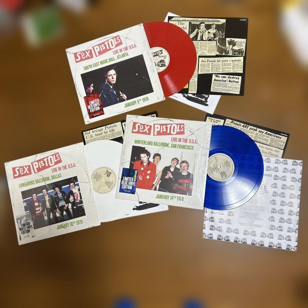 Sex Pistols Live in U.S.A 限定版レコード 3枚組