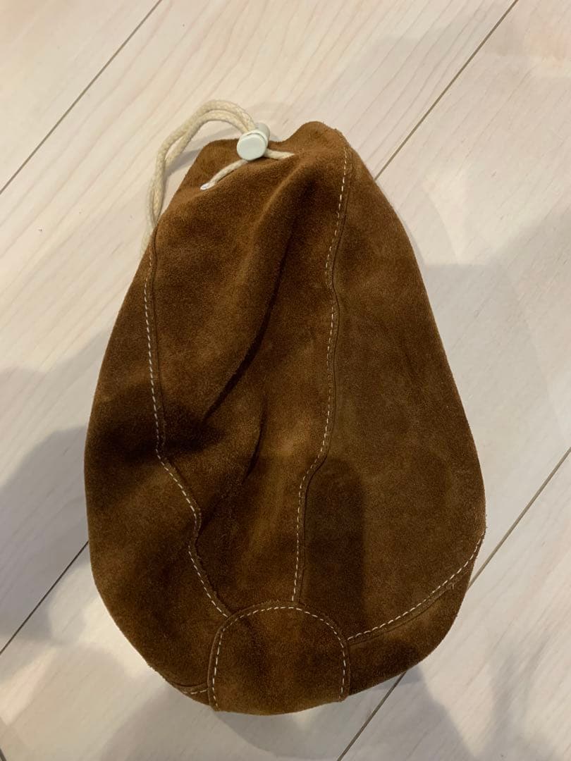 エンダースキーマ　巾着バッグ　キャメル