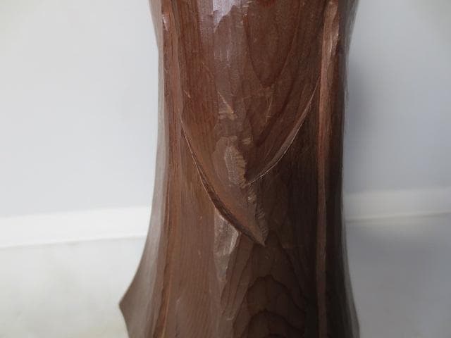 木彫観音立像　木彫仏　木彫　高さ24㎝　　R7/12/3-1