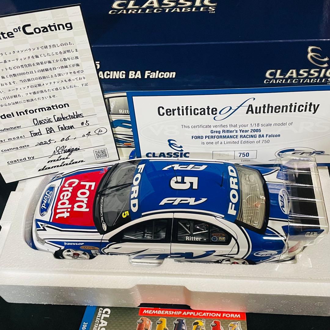 国内未入荷 750台限定 1/18 CC フォード BA ファルコン V8