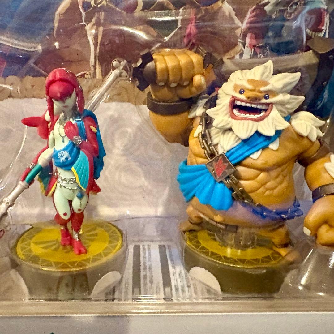 【新品未使用】amiibo 4人の英傑セット ゼルダの伝説　ブレスオブザワイルド