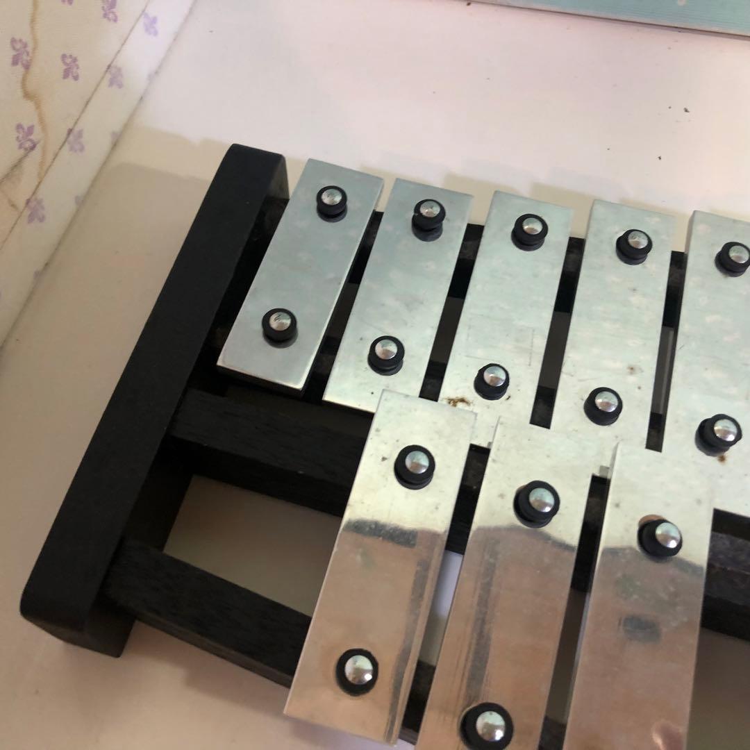 日本製 Saito サイトー 斉藤製作所 グロッケン 鉄琴 32鍵盤 マレット付