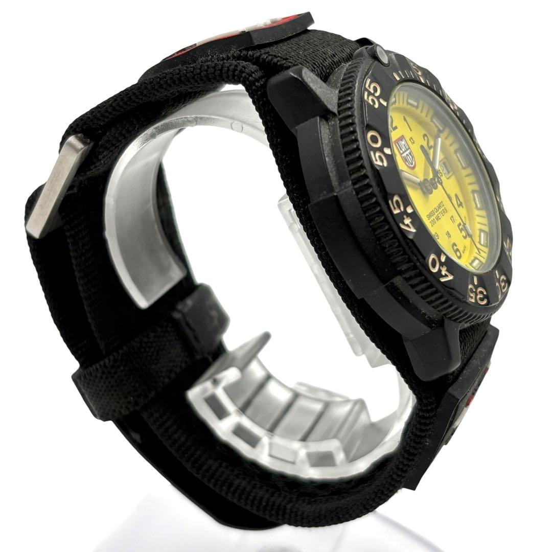 【美品】 ルミノック 腕時計 3000シリーズ イエロー文字盤 ネイビーシールズ