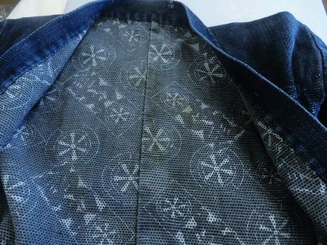 木綿・幕末期前後・刺子火消半纏・は組・手刺子・はんてん・アンティーク