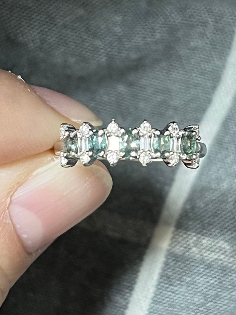 エステール アレキサンドライト ダイヤ k18wg