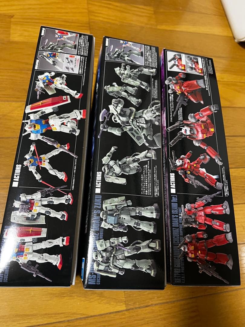 ガンプラ　ククルスドアンの島　ガンダム　ドアン専用ザク　ガンキャノン　3点セット