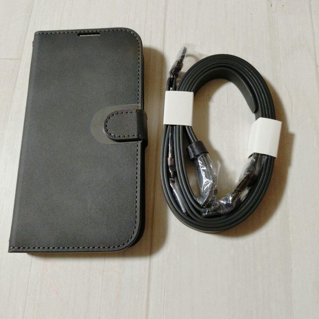 Spigen iPhone 15 Pro ケース 手帳型 マットブラック