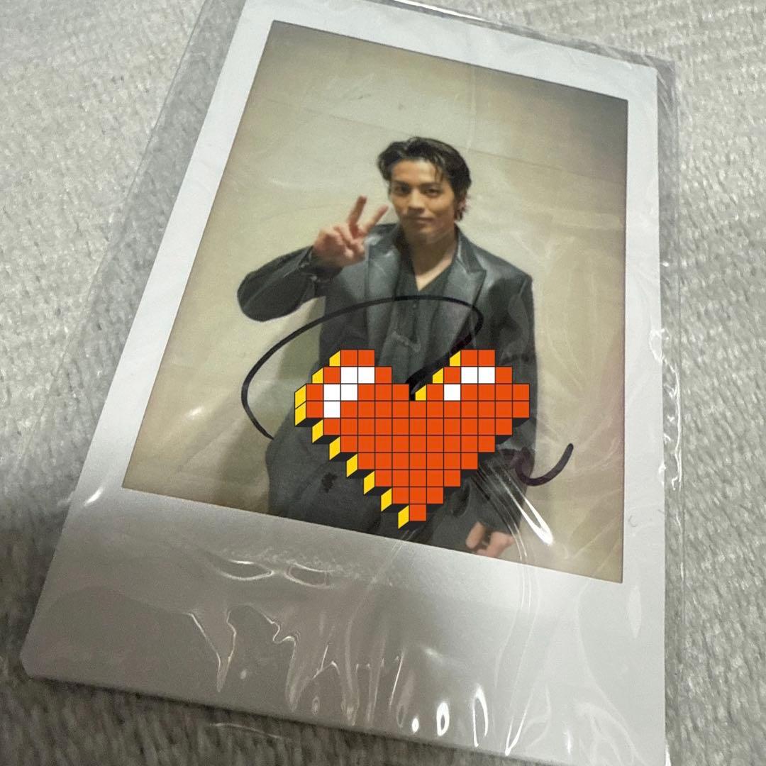 THE RAMPAGE RIKU　チェキ　直筆サイン