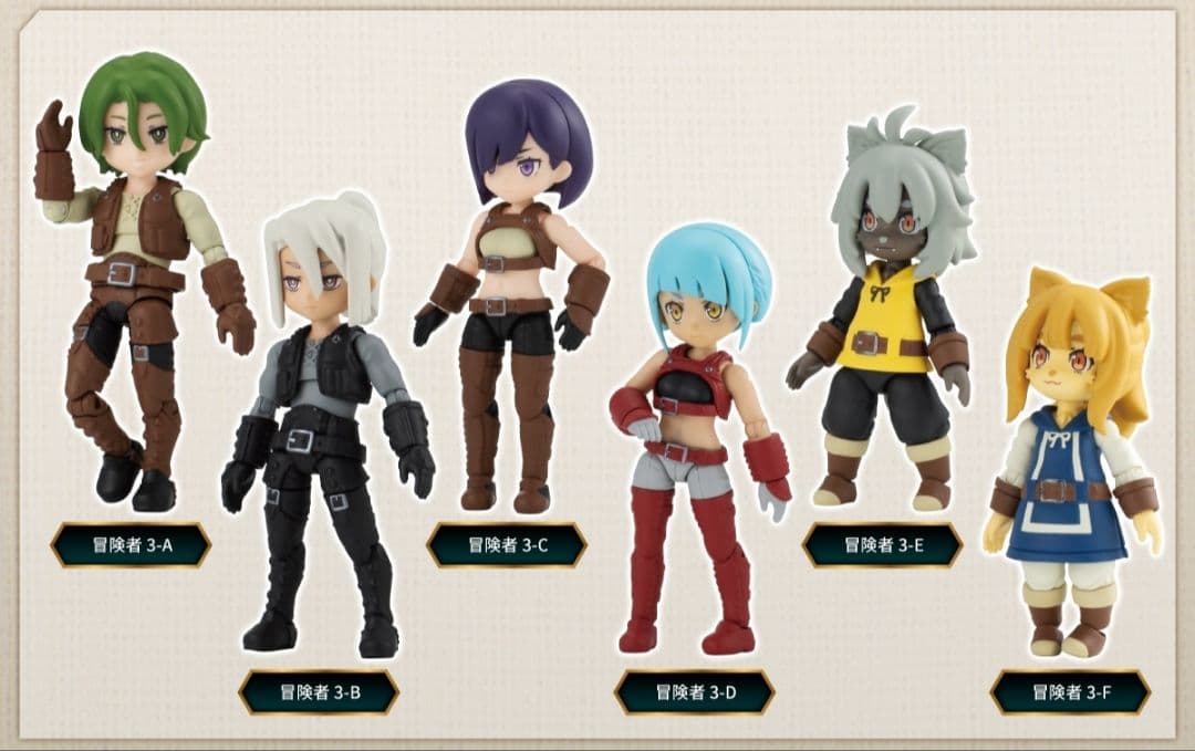 ガシャポンクエスト 北の大地ポタルギルド コンプリートセット