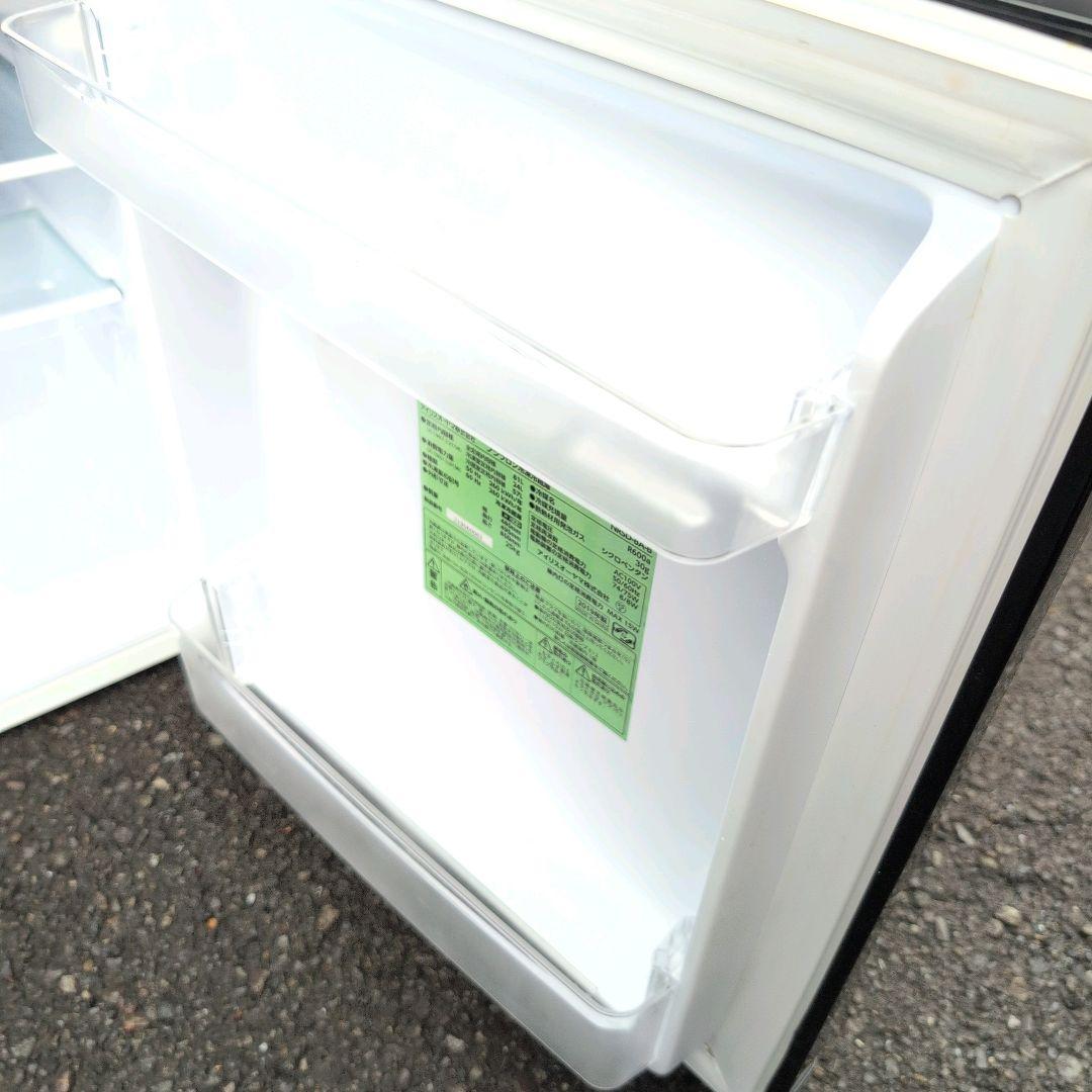 アイリスオーヤマ　2ドア　冷凍　冷蔵庫　NRSD-8A-B　81L