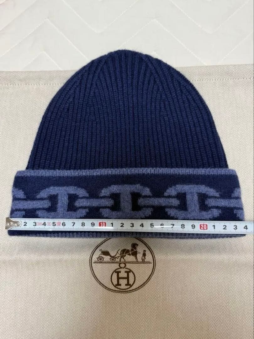【新品未使用】 エルメス 新作　ニットキャップ 《ヘヴン》 L