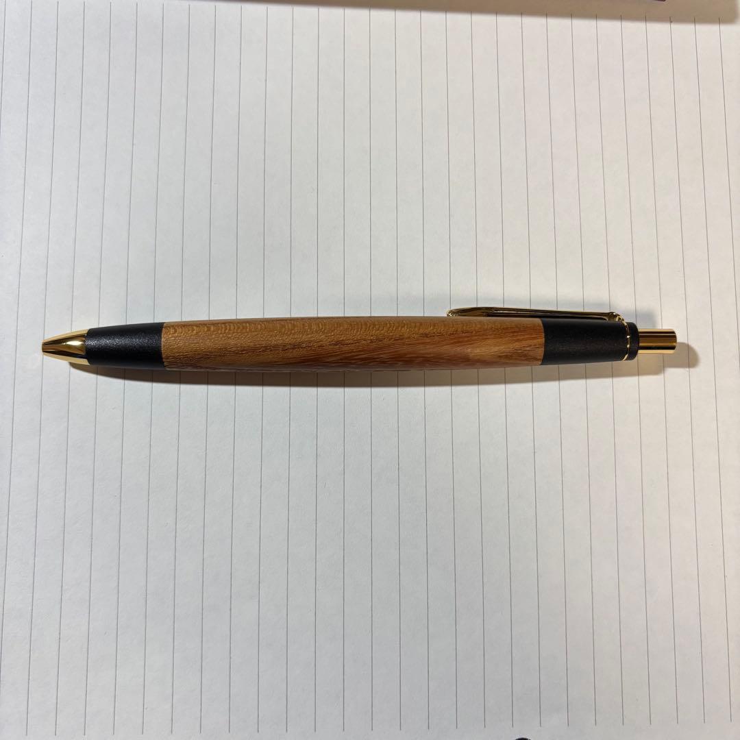 【新品・未使用⭐︎値下げOK⭐︎】ボナンペン 欅　真鍮金具　シャープペンシル