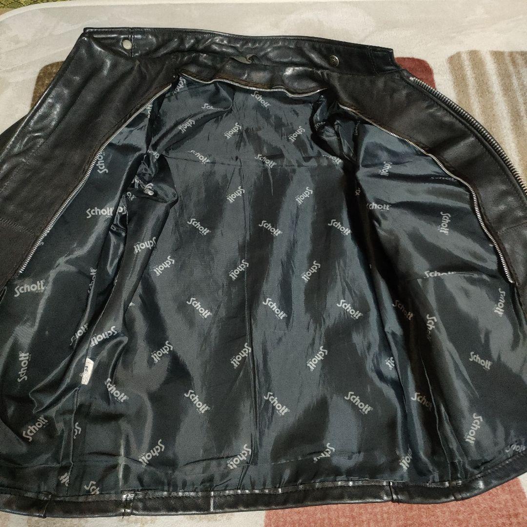 T*A様 人気定番Schot別注641SPシングルライダースジャケット３４ダメな