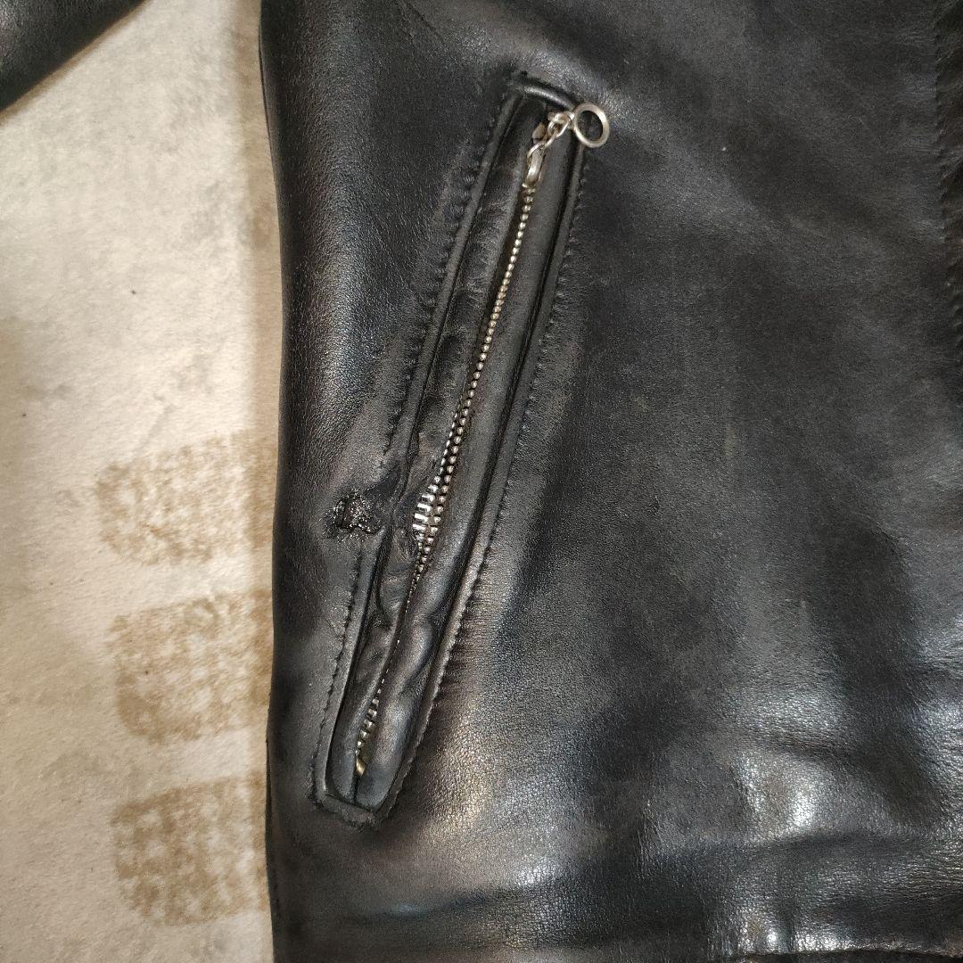 T*A様 人気定番Schot別注641SPシングルライダースジャケット３４ダメな