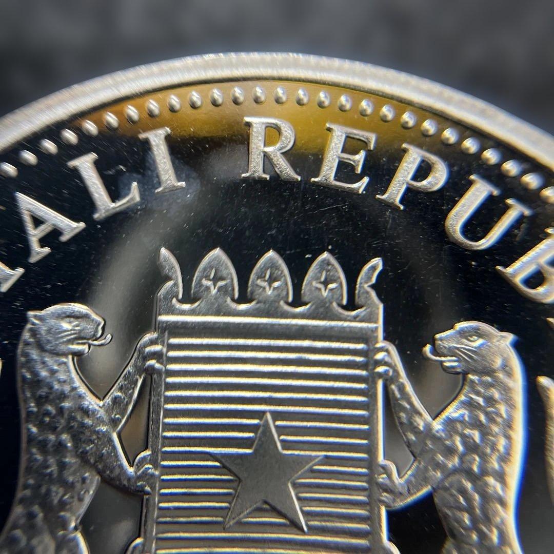 【純銀】ソマリア共和国　2018年　エレファント銀貨100シリング　1オンス②