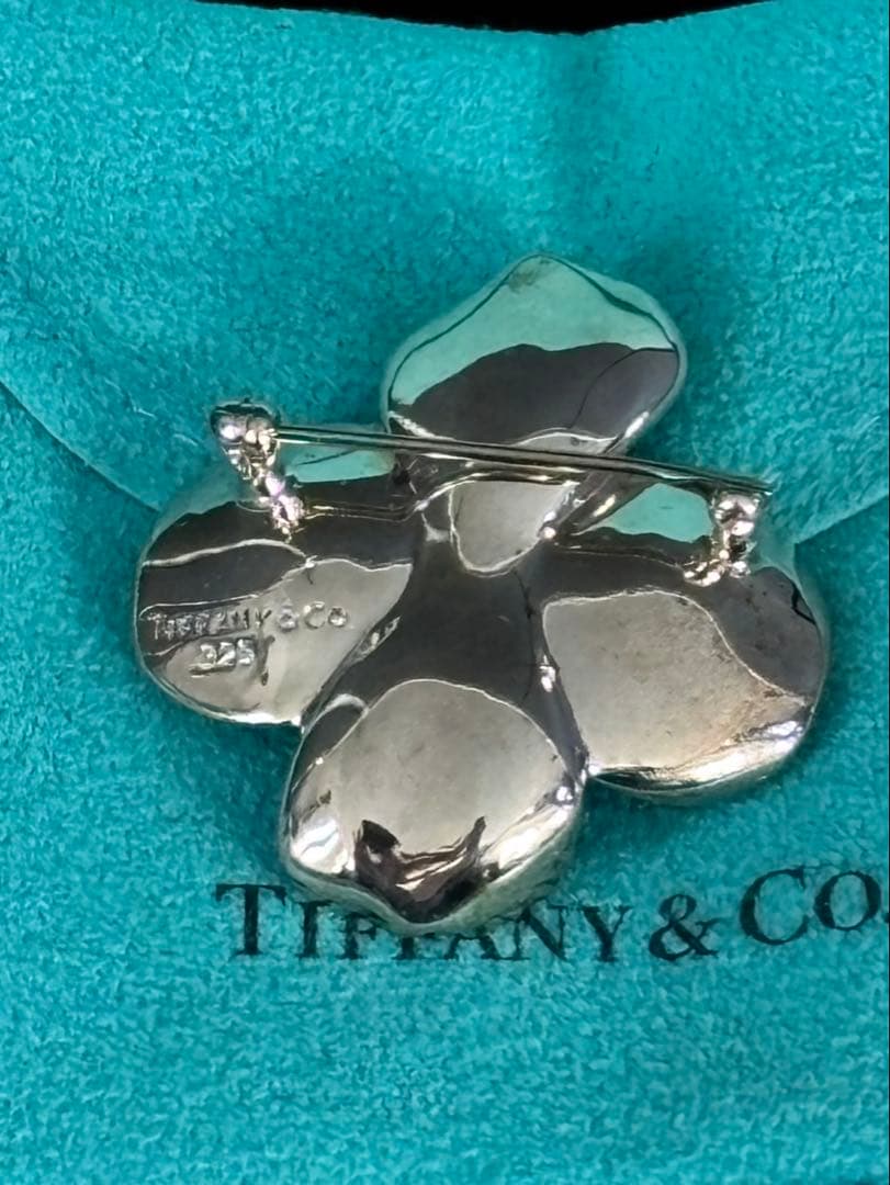 ティファニー　フラワー　ブローチ　シルバー925