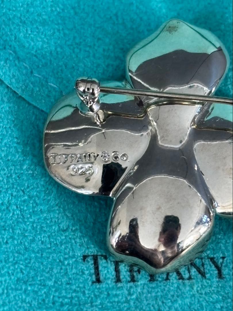 ティファニー　フラワー　ブローチ　シルバー925