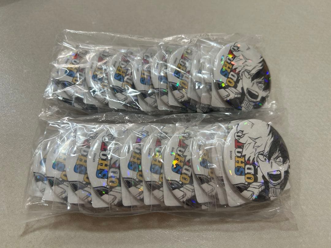 ヒロアカ 轟焦凍 オールスター缶バッジ 僕のヒーローアカデミア