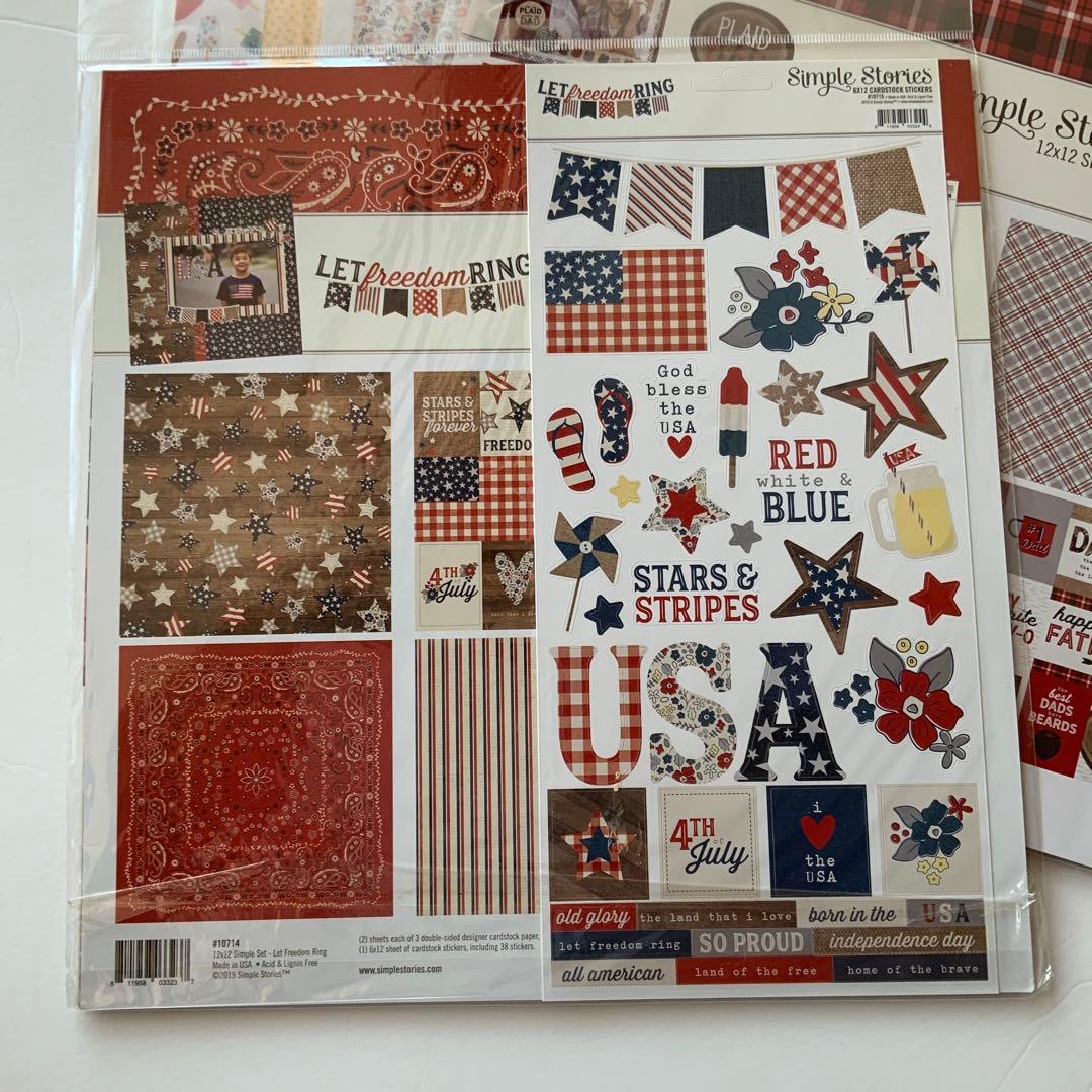 スクラップブッキング　キットセット６種　8パックセット　海外ブランド