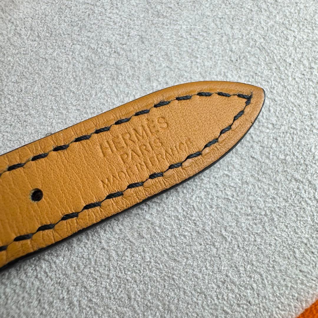 2279 Apple Watch エルメス　ブラックドゥブルトゥール　二重