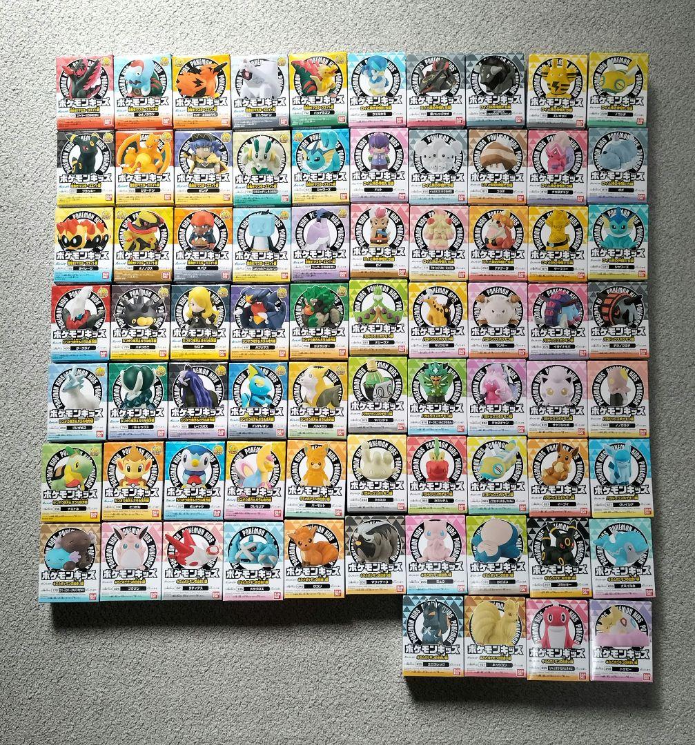 [未開封] 全5シリーズ 全種コンプリート ポケモンキッズ 指人形 (B)