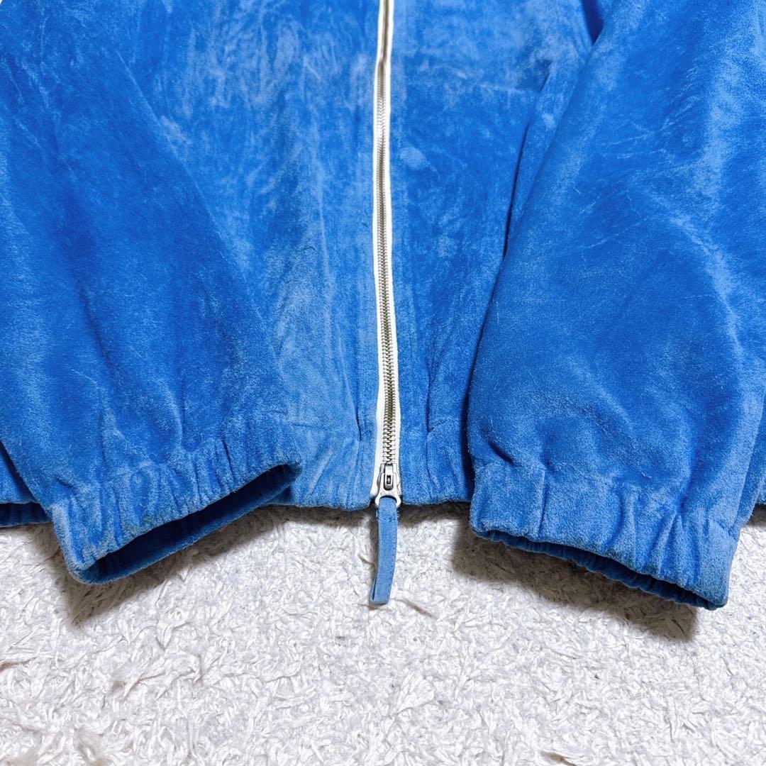 SISII レザージャケット　ブルー　スエード　現行