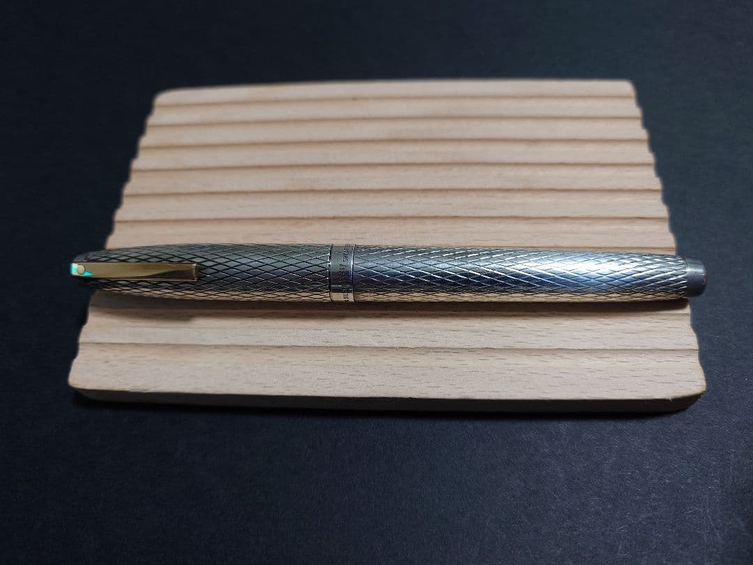 シェーファー　インペリアル　スターリングシルバー 万年筆 ダイヤモンドカット