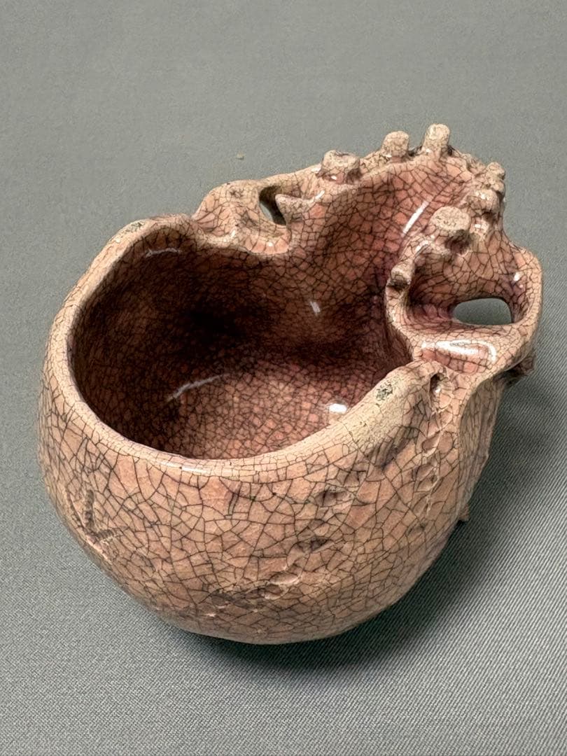 丸岡和吾　鬼ぐい呑　髑髏ぐい呑