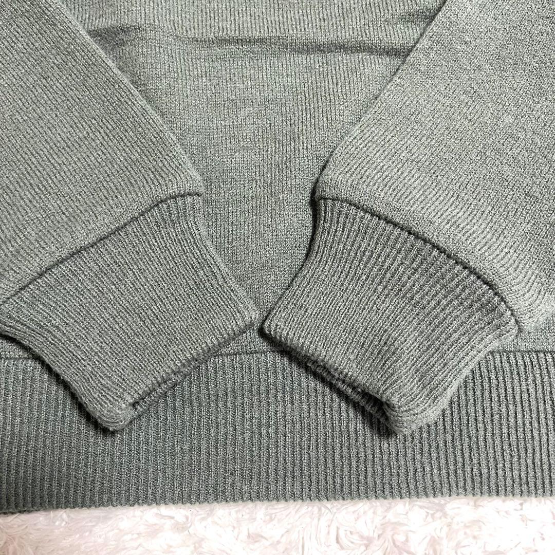 パーリーゲイツ ゴルフウェア トップス スニード ニット セーター 防寒 緑