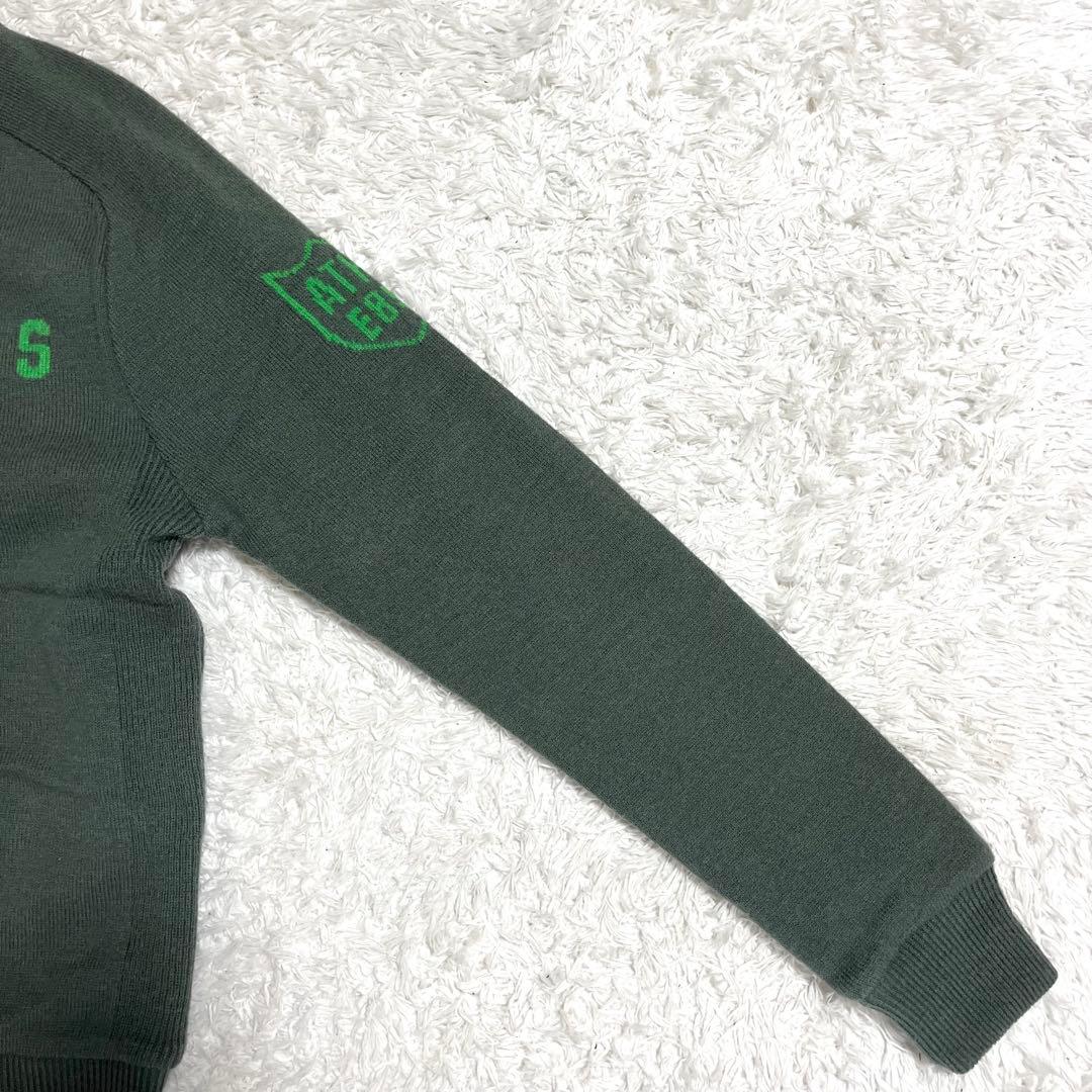 パーリーゲイツ ゴルフウェア トップス スニード ニット セーター 防寒 緑